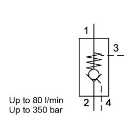 Direct Acting, Poppet Type, Metric Cartridge - RPL10121