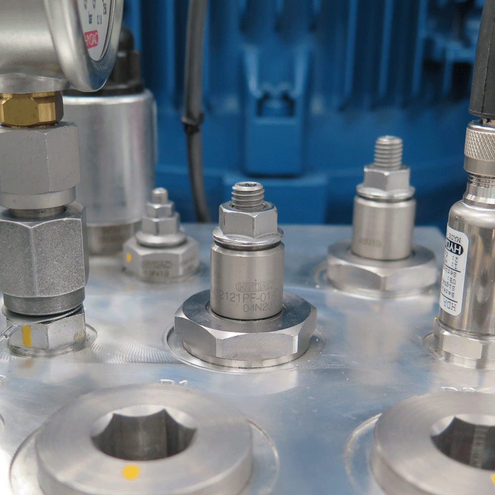 Pressure relief valve placement and adjustment